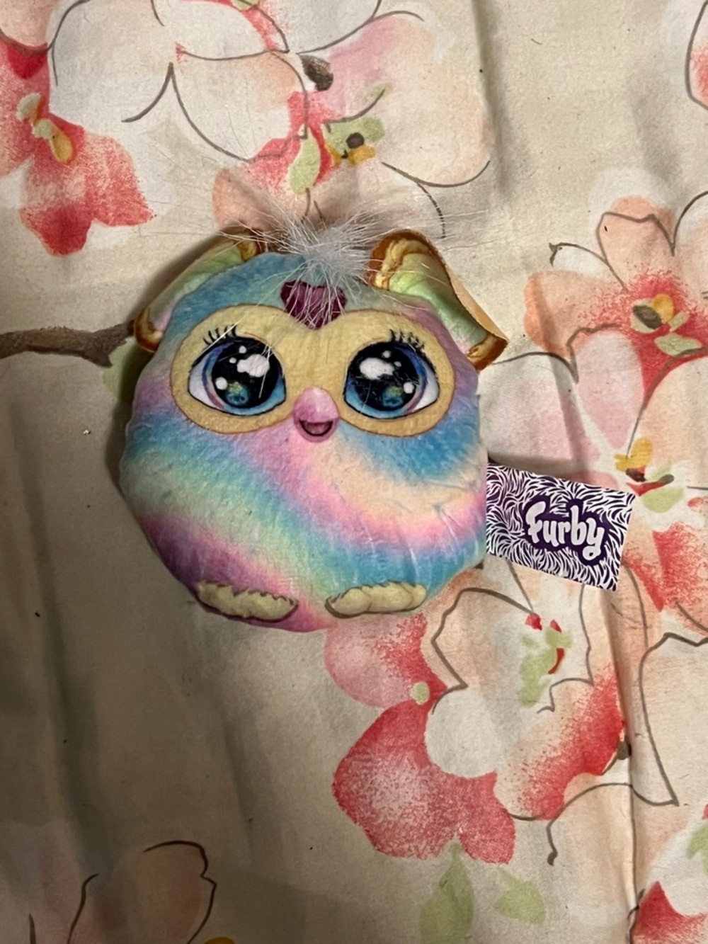 Wacky Pack Green Purple Pink Furby plush toy collectible Sonic Restaurant Toy